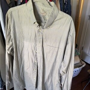 Burberry Men's Light Gray Button-Down